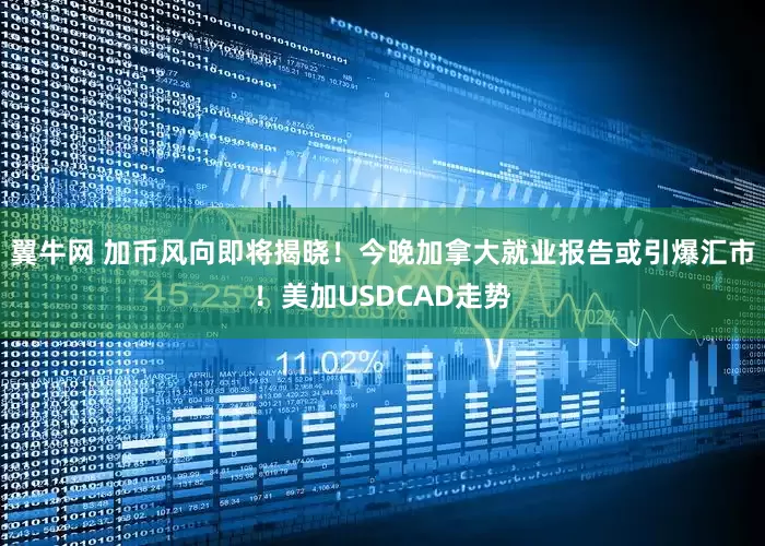翼牛网 加币风向即将揭晓！今晚加拿大就业报告或引爆汇市！美加USDCAD走势